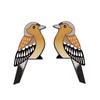 1 Pair Wooden Bird Door Topper Rustic Farmhouse Over The Door Corner Sign Left And Right Side Boho Bird Door Frame Decoration for Home Living Room