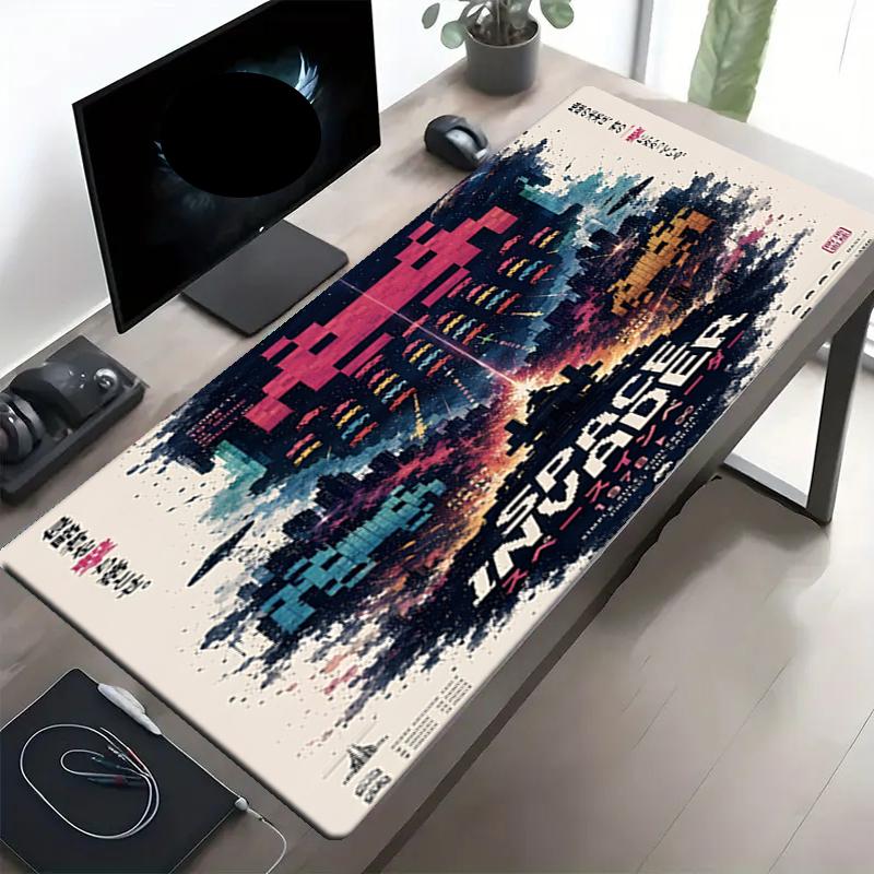 PAC Print Mouse Pad, Anti‑Slip Desktop keyboard Mat, for PC Laptop Gaming Working Daily Use, Cool Festival Surprise Gift