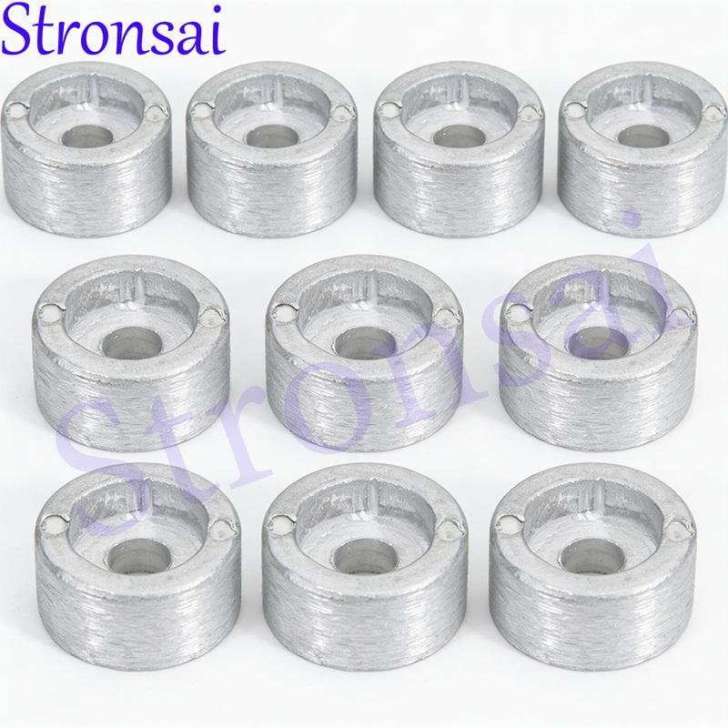 10PCS 55321-87J01 Round Anode for Suzuki Outboard Motor 4 Stroke 55321-87J00 Boat Engine Part