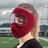 1pc Winter Warm Face Masks with Removable Anti-Fog Clear Lenses & Adjustable Closure - Full Face Coverage, Breathable Fabric