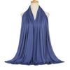 Ramadan Modal Cotton Jersey Hijabs For Woman Long Muslim Scarf Shawl Plain Soft Turban Tie Head Wraps For Women Islamic Clothing