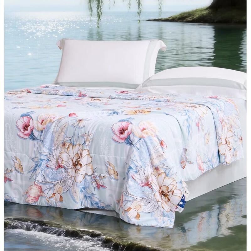 FUANNA Washable Tussah Silk Summer Quilt