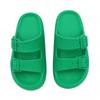 2025 Thick-Soled Double Buckle EVA Sandals: Step-On-Comfort for Couples, Women, Indoor/Outdoor Use