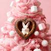 Heart-Shaped Animal Christmas Ornament 2D Flat Acrylic Forest Animal Decoration Woodland Pendant for Xmas Tree Decor Animals Lovers Gift