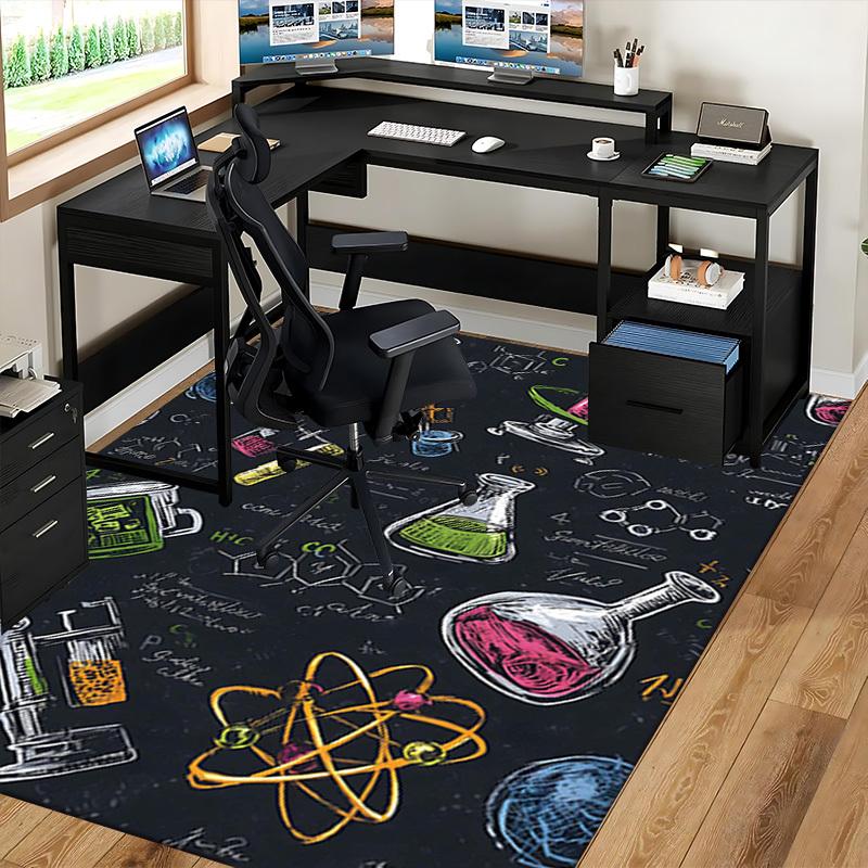 1pc Anime Cartoon Design Chair Mat - Festival Gift for Office Chairs, Suitable for All Seasons, Perfect for Home Decor, Living Room, Bedroom, Game Roo