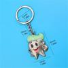 Sturdy Zinc Alloy Materials Tooth Shaped Keychain Charm Pendant Portable for Dental Professionals and Clinic Giveaways