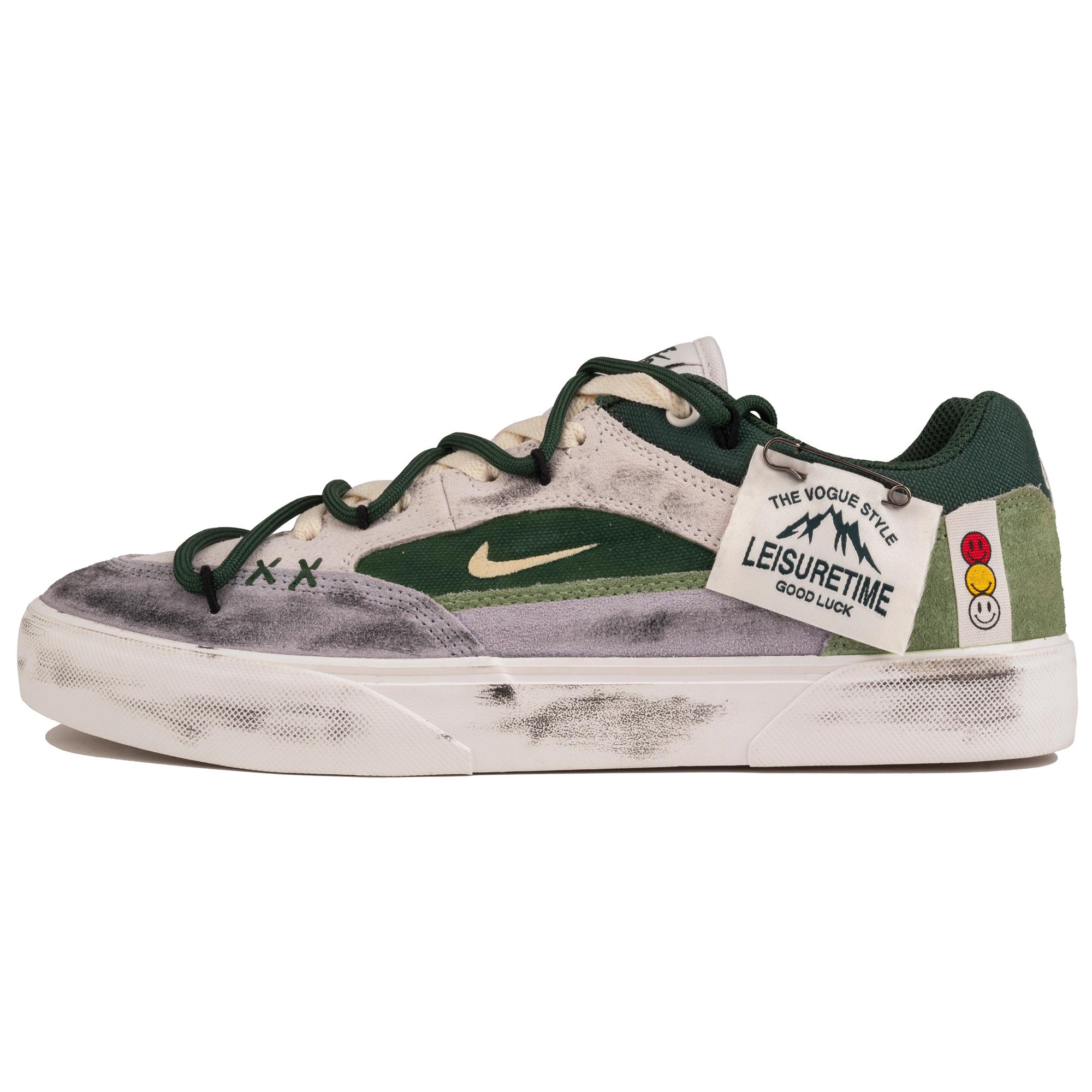 

Nike SB MALOR Abrasion Resistant Low top Skateboard Shoes Unisex Green FV6064-002(TeamF-) 42.5