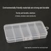 Transparent 5-Compartment Fishing Gear Lure Box for Baits and Hooks