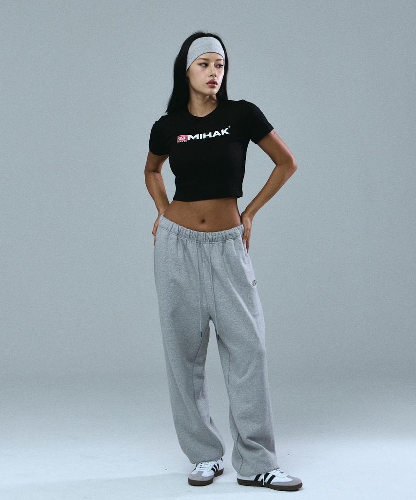 Mihag Metal Logo Jogger Pants (Gray)