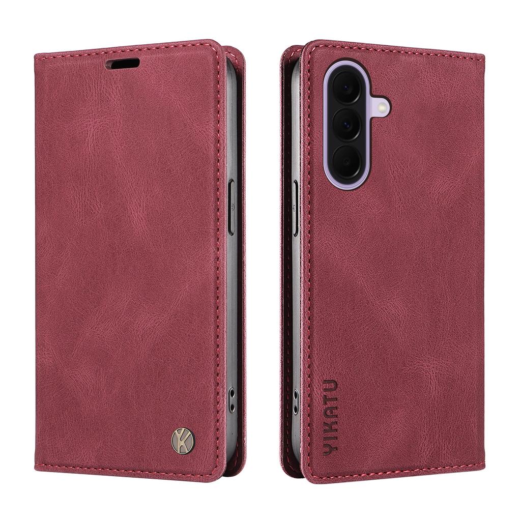 Leather Wallet Magnetic Flip Case for Samsung Galaxy A17 A27 A37 A57 A56 A36 A26 A16 A55 A35 A25 A15 A54 Card Holder Cover
