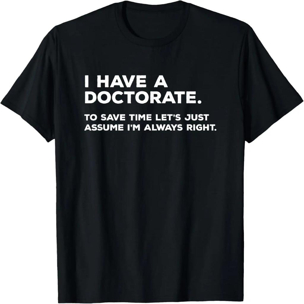 PhD T-Shirt Doktorat Abschlussgeschenke T-Shirt