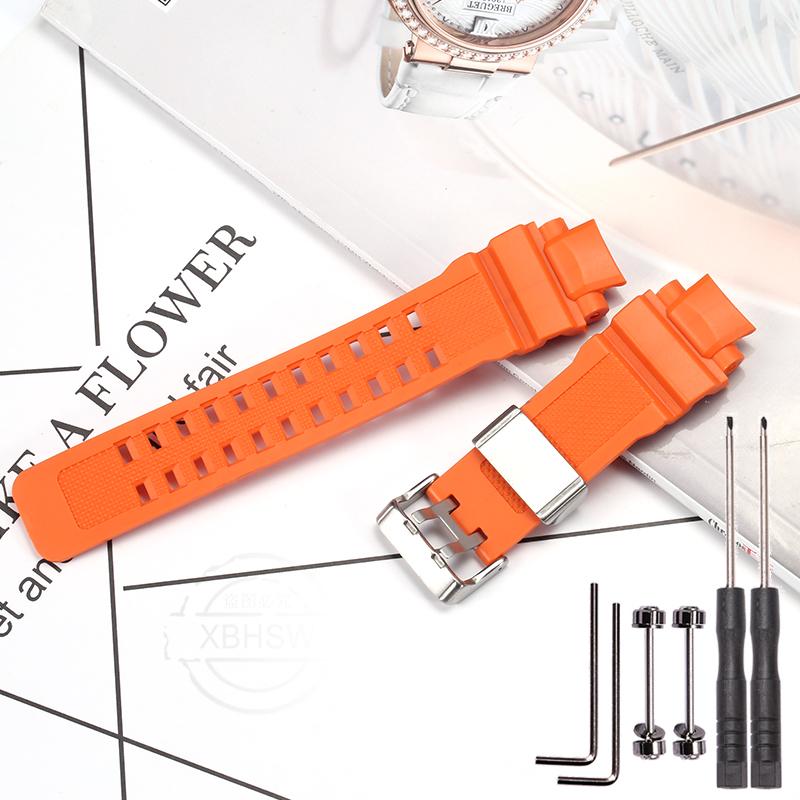 Resin Band Suitable For Casio G-shock GW-4000 GA-1000 GW-A1000 GW-A1100 G-1400 Color Rubber Waterproof Watch Chain Accessories