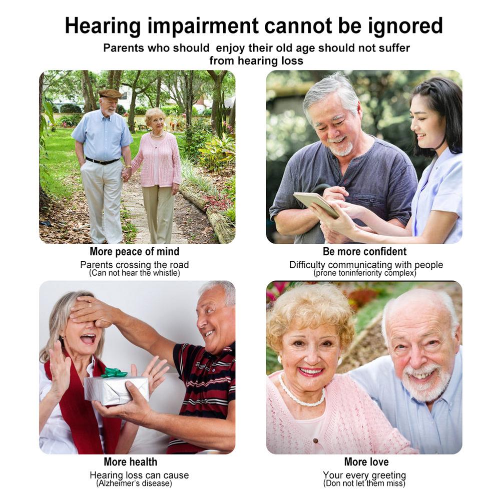 Bluetooth neck hanging binaural in ear neck hanging hearing aid