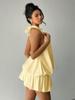 Women's Halter Neck Off-Shoulder Dress - Summer Beach Vacation, Waist-Cinched, Hip-Hugging Flared Skirt