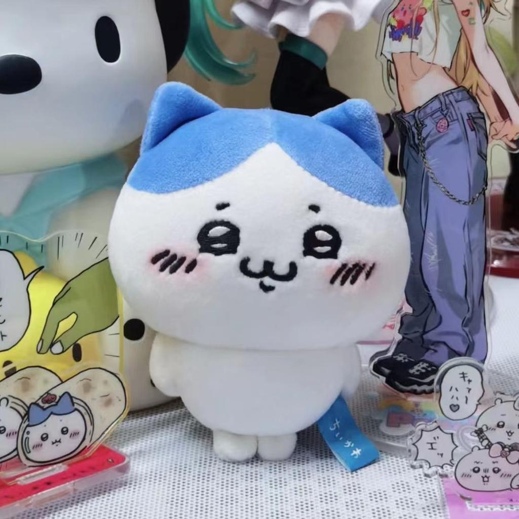 Chiikawa Cartoon Cute Evil Smile Hachiware Bag Pendant Super Cute Plush Doll Pendant Cute Doll Plush Toy Child Gift