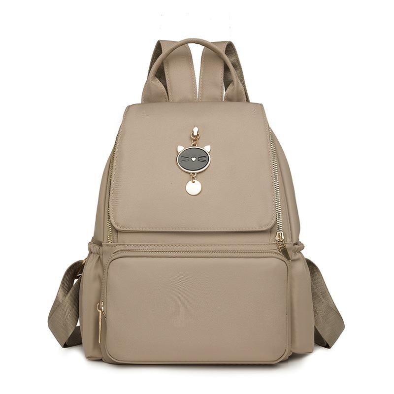 Spring new backpack nylon Oxford large-capacity bag women's simple casual backpack