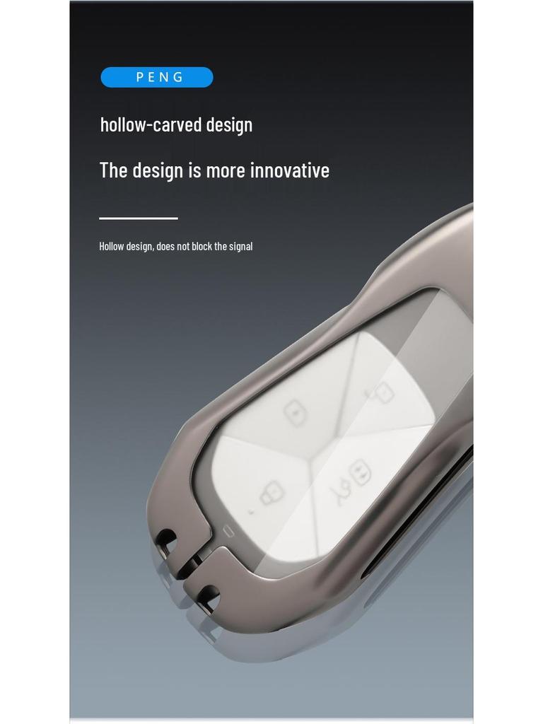 Silicone Key Cover for Xpeng G3i, P5, and P7 (2021 Models)