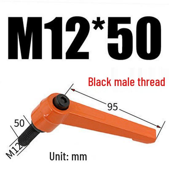 Adjustable Ratchet Handle L-Shaped Wrench with M5/M10/M16 Set Screw 7-Shaped Quick Lock Bolt