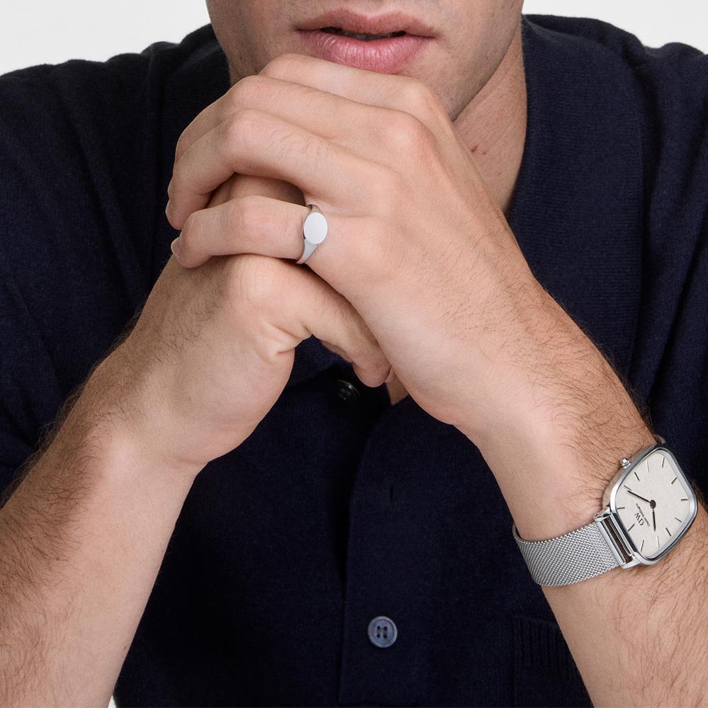 Daniel Wellington Classic Mini Signet Ring 2-Color Fashion Ring Friendship Ring (Type A)