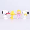 Adorable 12pcs Peanuts Charlie Brown Snoopy Lucy Franklin Figure Cake Topper Set