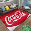 "Red Carpet with Coca-Cola Logo Design and Water Droplets Texture" Suitable for Use As an Anti-slip for Living Room Bedroom Sofas