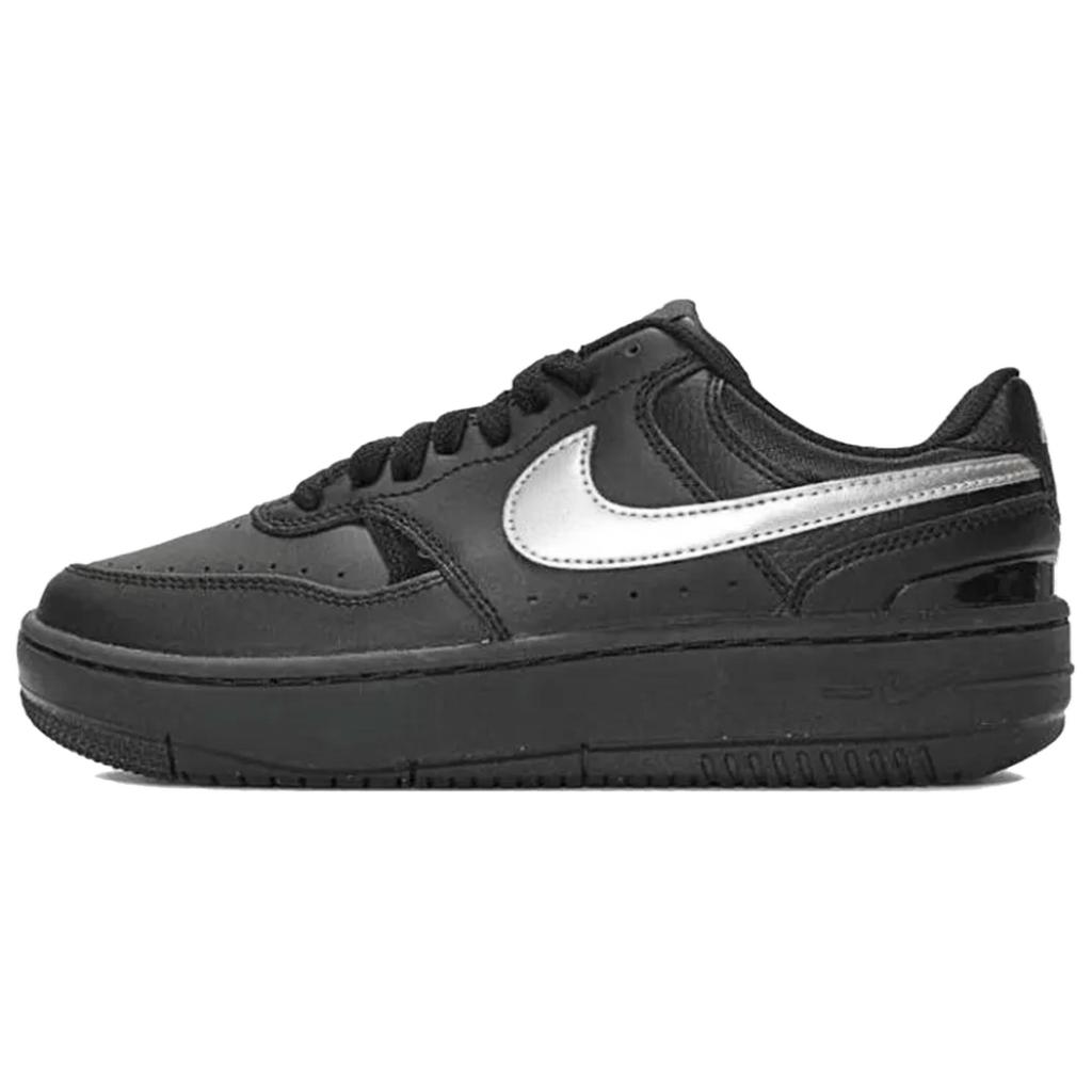 Nike Gamma Force Slip Resistant Abrasion Resistant Low top Skateboard Shoes Unisex Black White HQ1674-001(Team1192-)