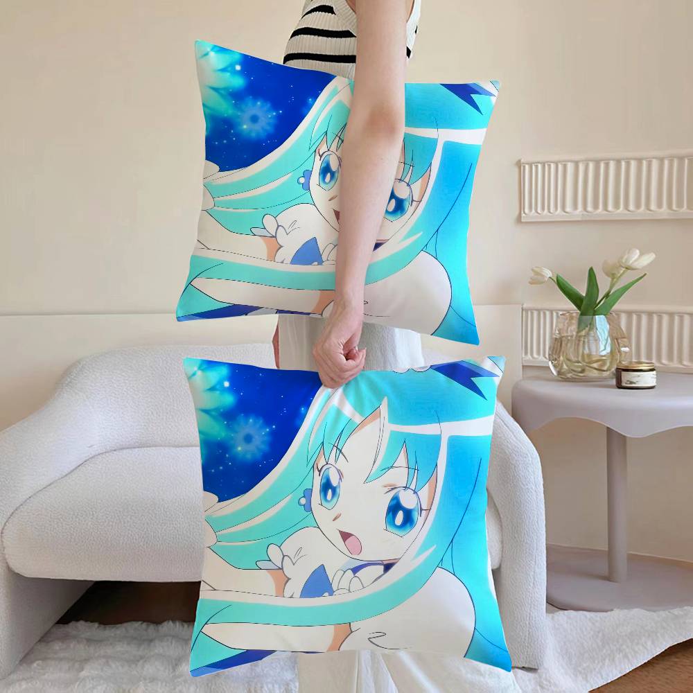 E-Erika Kurumi Pillow Case Sofa and Living Room Decorative Cushion Covers Dust-proof and Mite-proof Invisible Zipper