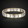 Lanruisha Namination Jewelry Popular Style Stainless Steel Bracelet Letter And Stretch Fashion Bangle For Everybody Jewelry