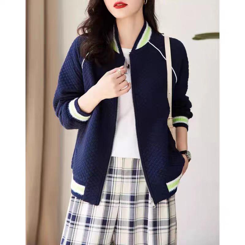 2024 Spring/Autumn Women's Short Baseball Jacket