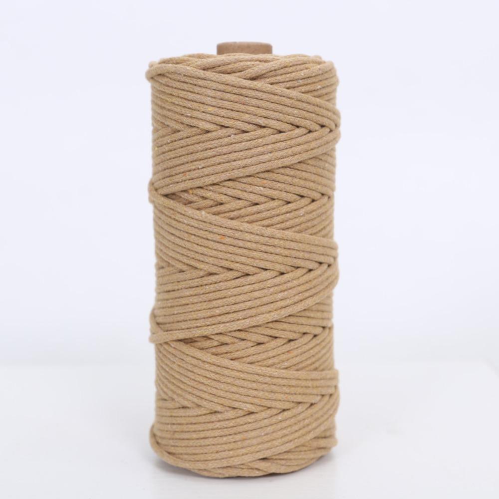 Hot 3mm Macrame Cord Soft Eco-friendly Colored Cotton Rope Knotting and Weaving Rope for Wall Hanging