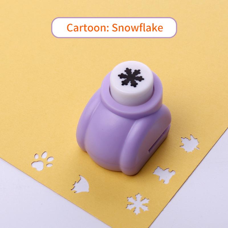 1PC Purple Mini Scrapbook Punches 10mm for Handmade Cutter Diy Flower Paper Gift Card Crafts Printing Pattern Punch Hole Puncher