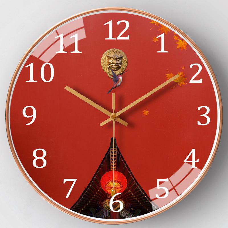 14-inch 35cm Personalized Creative Wall Clock Home Decoration Wall Hanging Living Room Clock Dining Bedroom Mute Wall Hanging Clock