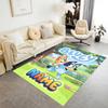 Bluey Cat Adventure Personalized Text Carpet Design for Dining Room Hallway Decorate room Balcony Anti-slip Rug Office home decor Gift for Festivals