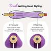 Ergonomiskt Pennskaft Skrivhjälp Grepp Pennställ Grepp för Barn Vuxna Skrivning, Förbättrar Greppkontroll, Skrivverktyg för Nybörjare