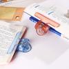 Plastic Bookmark Holder Transparent Anti Page Flipping Holder Gravity Book Clip  School Office
