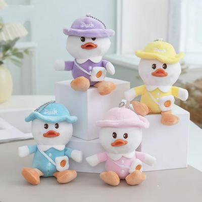 Klíčenka s přívěskem křížem s kachničkou - Roztomilá panenka z automatů Ornament Hračka