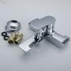 Brass Modern Wall Bathtubs Tap Sets  Single Handle Bidet Shower Mixer S05 Tubs Faucet Chrome  Bath Shower Faucets