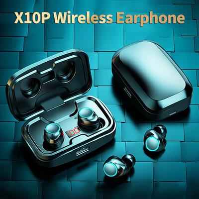 Bluetooth 5.0 Kabellose Ohrhörer mit Ladecase IPX5 Wasserdicht Stereo-Kopfhörer In-Ear Eingebautes Mikrofon Headset Premium-Klang mit Tiefem Bass für Sport