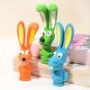 1 Pc Natural Latex Squeaky Rabbit Toy, Long Ears Dog Chew Toy for Teething, Pet Supplies for Puppy Small Dogs