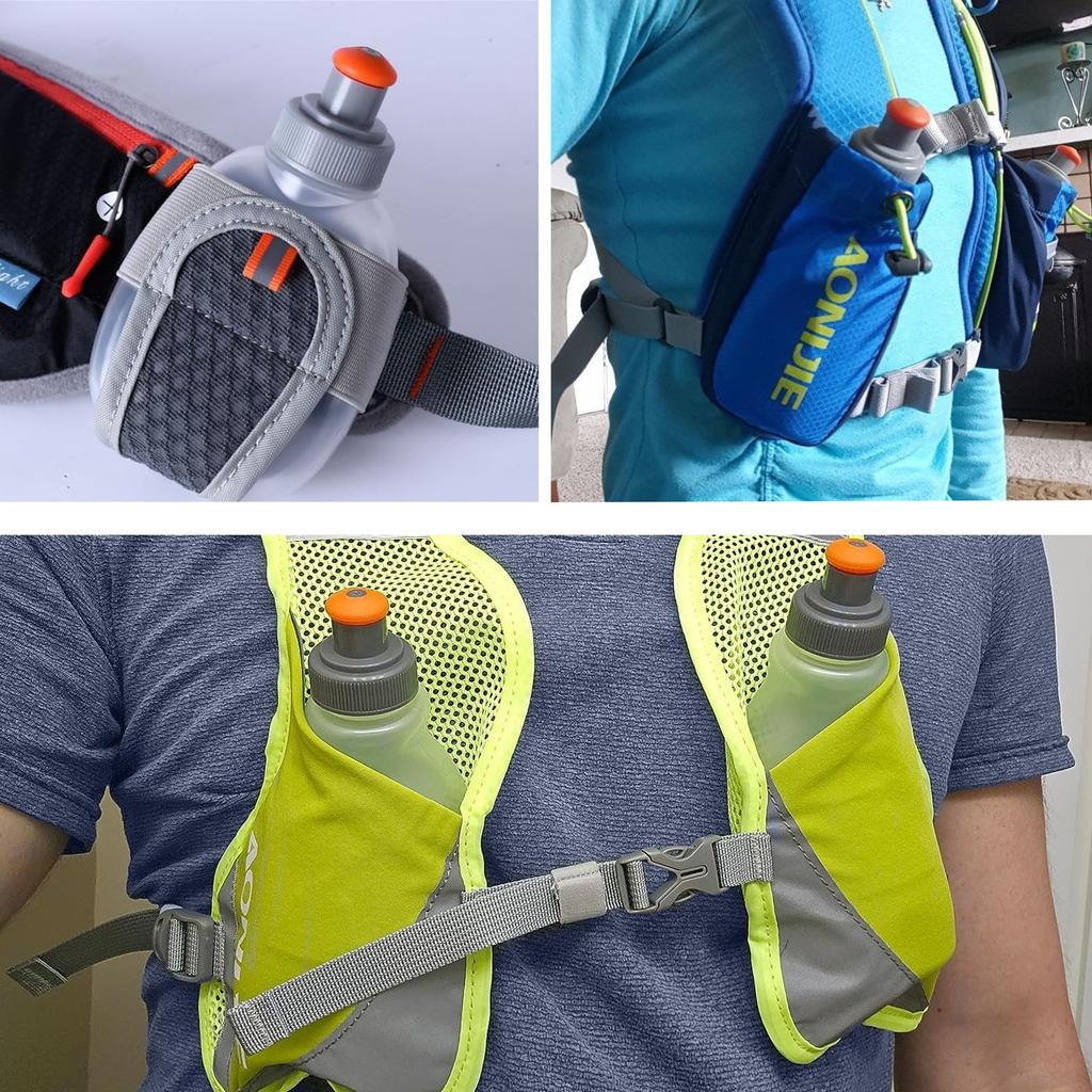 Azarxis Hydration Water Running TPU Water Portable Water Sports Disaster 250ml Bottle, Bottle, Bottle, Bottle, Bottle, Hydration, Non-Toxic, Odorless,