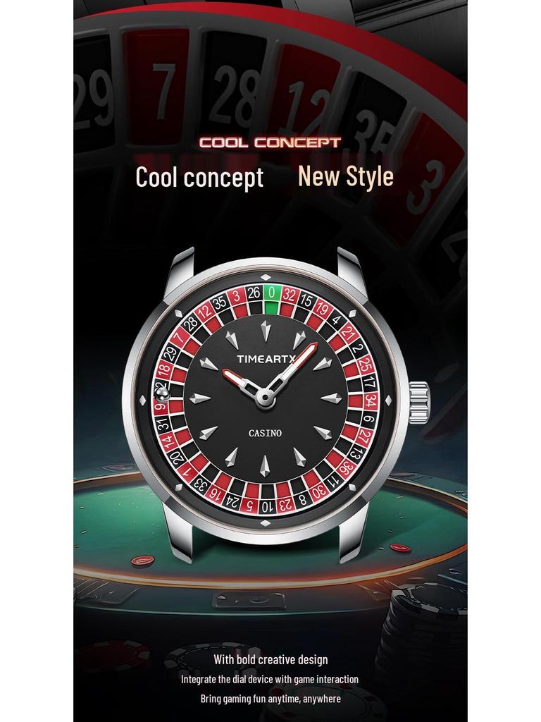 Men's Luminous Waterproof Leather Strap Quartz Watch - Stylish & Trendy