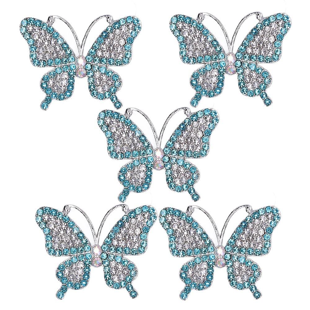 5pcs Lightweight DIY Brooch Cute Appearance Butterfly Brooch Art Deco Brooch  Birthday Party