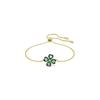 [Authentic product from headquarters/shopping bag included] Idyllia green gold-tone clover bracelet 5666585