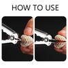 Zinc Alloy Seafood Cracker Tool Multi Functional Blood Clam Opener Clam Opener  Lobster Cracking