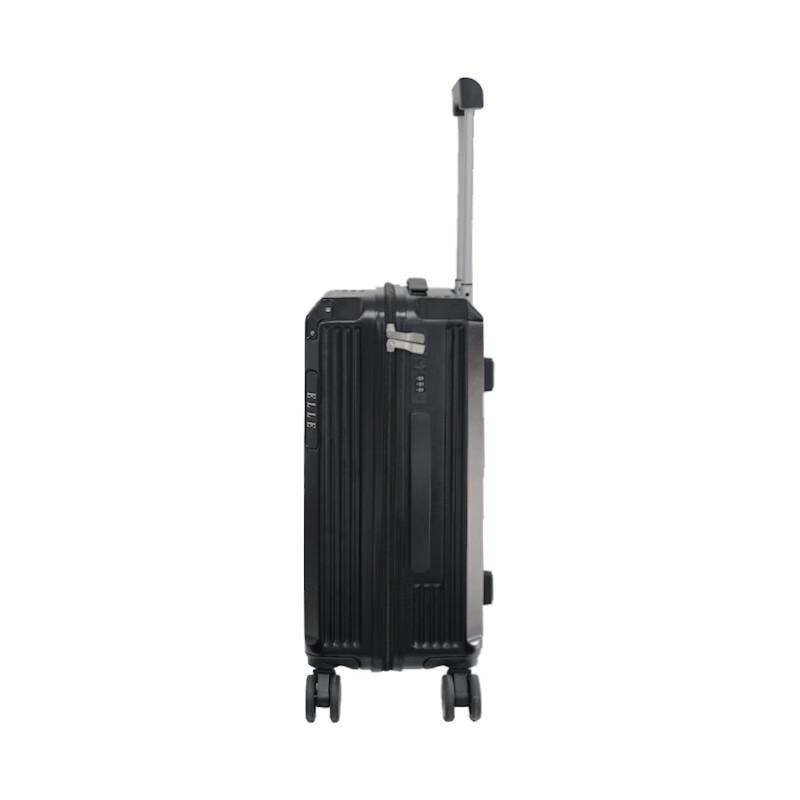 ELLE Striped Hardside Carry-On Suitcase