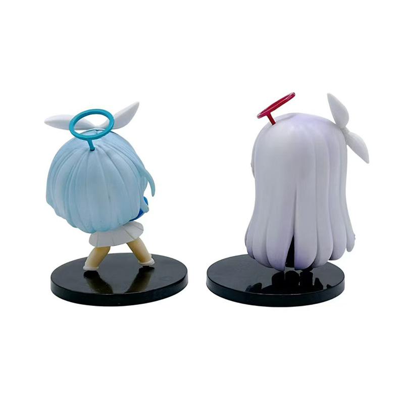 10cm Blue Archive Wakamo Standing Position Game Girl Figure Model Statue Boys Collection Desktop Decoration Ornament Toys Gifts