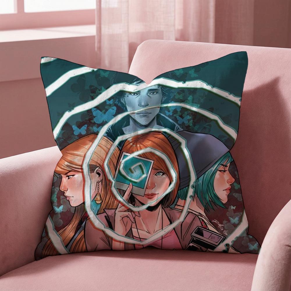 Life Is S-Strange Cushion Cover Multi-Scene Pillow Cover for Home & Car - Reversible, Soft & Durable for Daily Use
