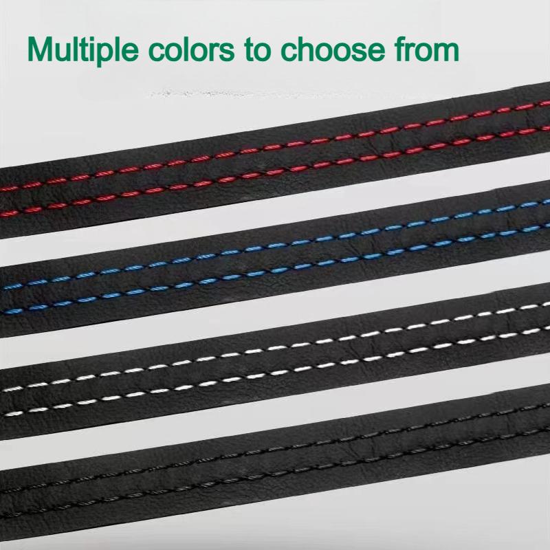 Car Mouldings Trim PU Leather Braid Decorative Line Strip For Dashboard Door Sticker Universal DIY Strips Interior Accessories