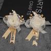 High-End Corsage Pins for Bridesmaids, Groomsmen & Parents - Elegant Wedding Jewelry