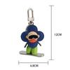 Sweet Cool Flower Doll Keychain Creative Snowboarding Pendant Keyring  Bag Charm Key Hanging Decoration Gifts